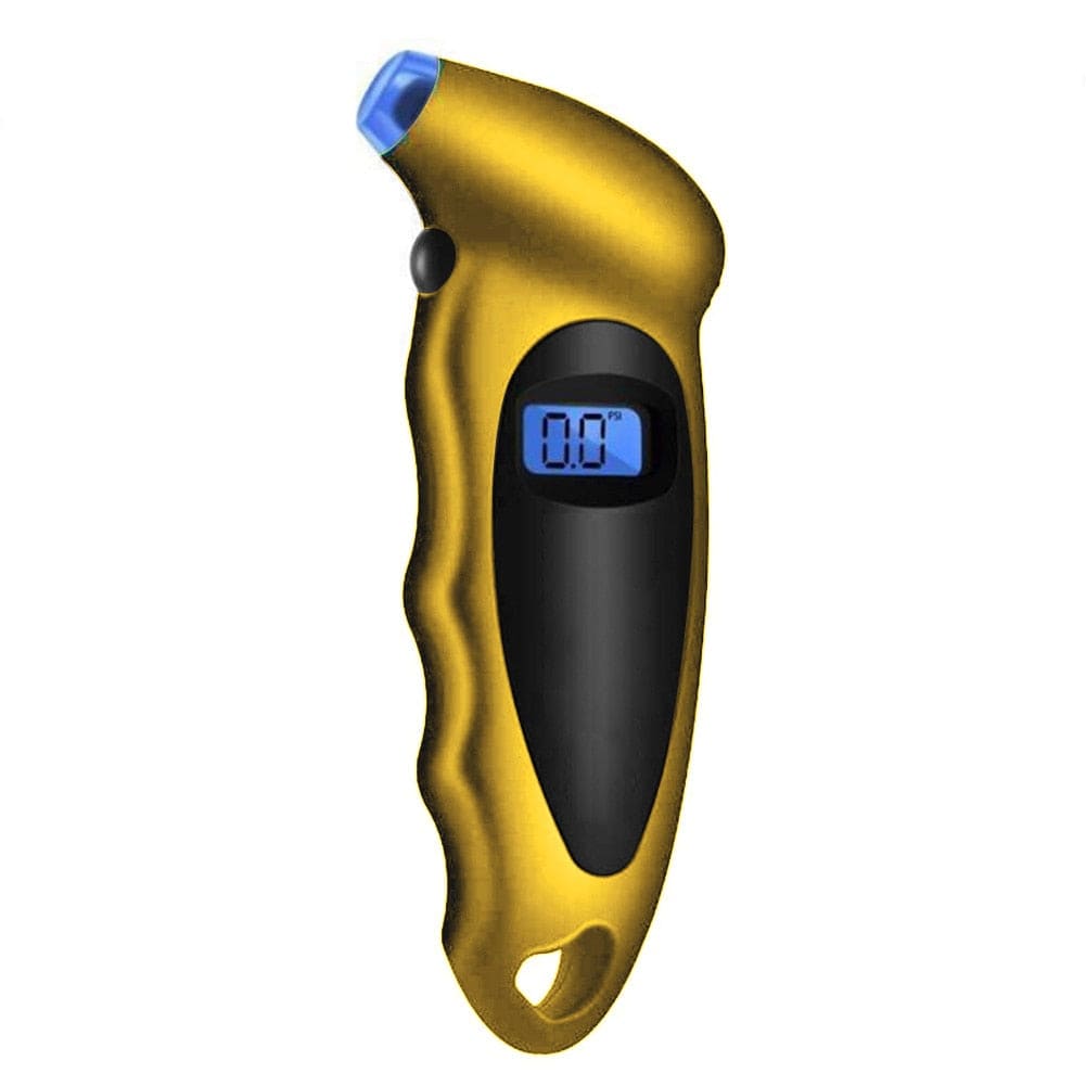 TunerGenix Digital Tire Pressure Meter Gold Digital Tire Pressure Meter