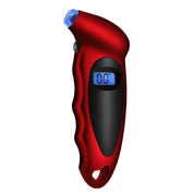 TunerGenix Digital Tire Pressure Meter Red Digital Tire Pressure Meter