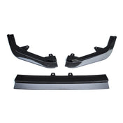 TunerGenix Front Splitter Carbon Fiber Front Splitter Kit for Honda Civic 11 GEN 22-23 3Pcs