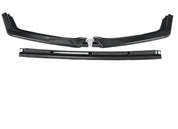 TunerGenix Front Splitter Carbon Fiber Front Splitter Kit for Honda Civic HB 16-21