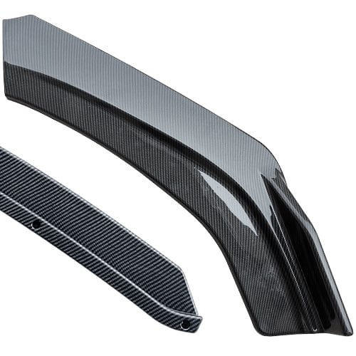 TunerGenix Front Splitter Pure Carbon Surface Front Splitter Kit for Honda Civic Sedan 12-19