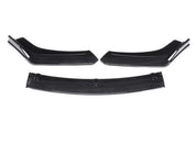 TunerGenix Front Splitter Carbon Fiber Front Splitter Kit for Honda Civic Sedan 16-18