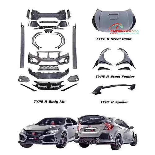 TunerGenix Body Kit Full Type R Body Kit for Honda Civic FK7 2016-2020
