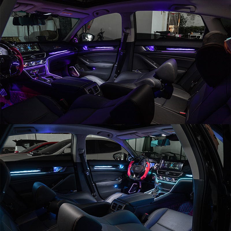 TunerGenix Interior Lights Kit Interior LED Bluetooth Light Kit for Honda Accord 18-22