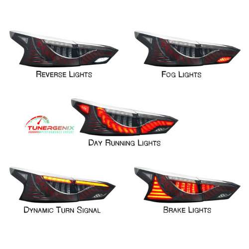 TunerGenix Tail Lights LED Tail Lights for Nissan Altima 2019-2023