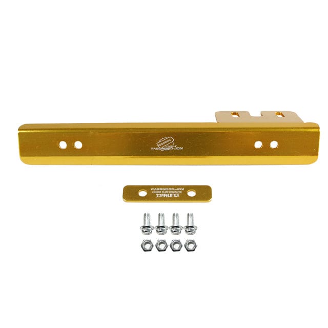 TunerGenix Body Accessories Gold License Plate Frame