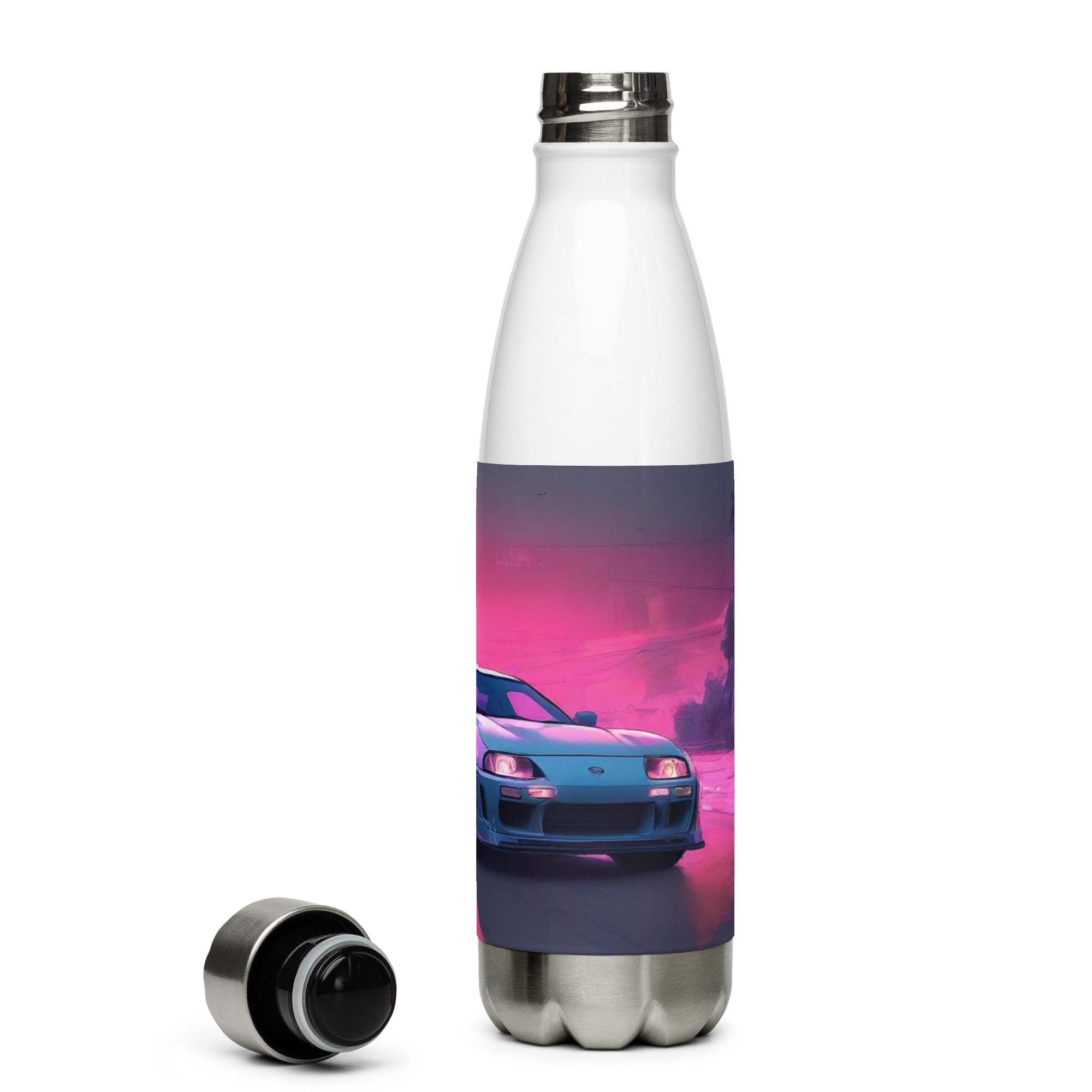 TunerGenix Miami Supra Stainless Steel Water Bottle