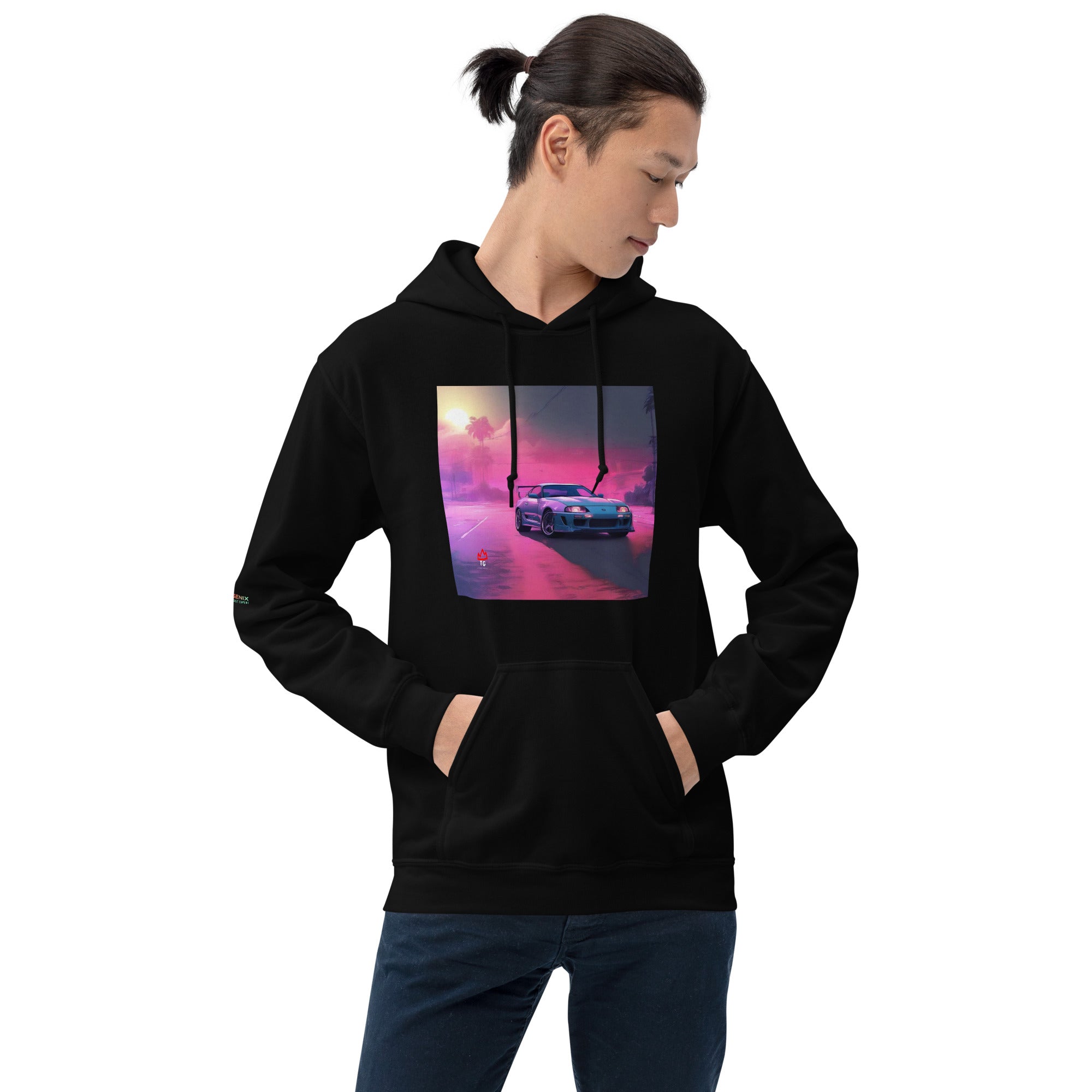 TunerGenix Hoodie Black / S Miami Supra Unisex Hoodie