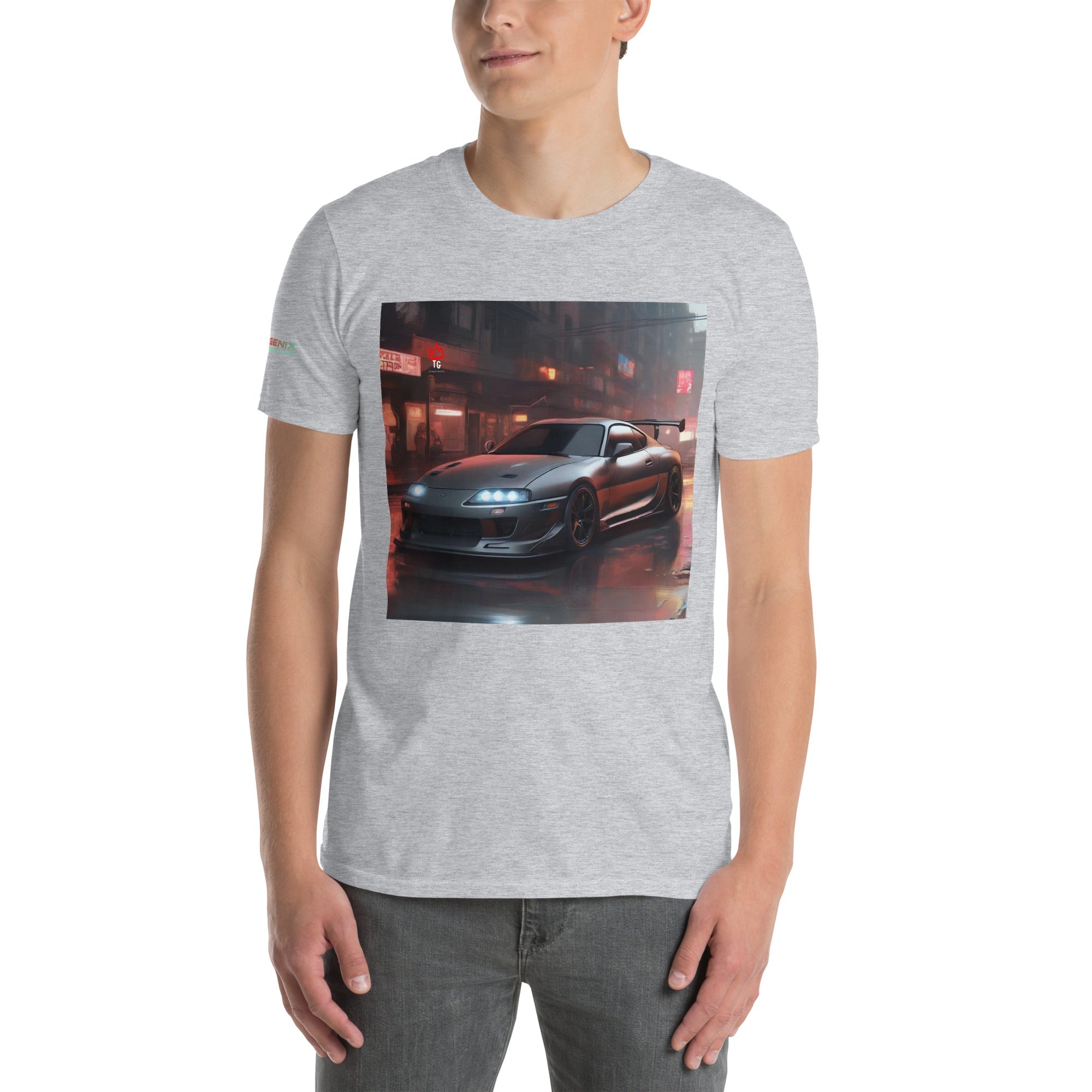 TunerGenix T-Shirt Sport Grey / S Nite Life Supra Short-Sleeve Unisex T-Shirt