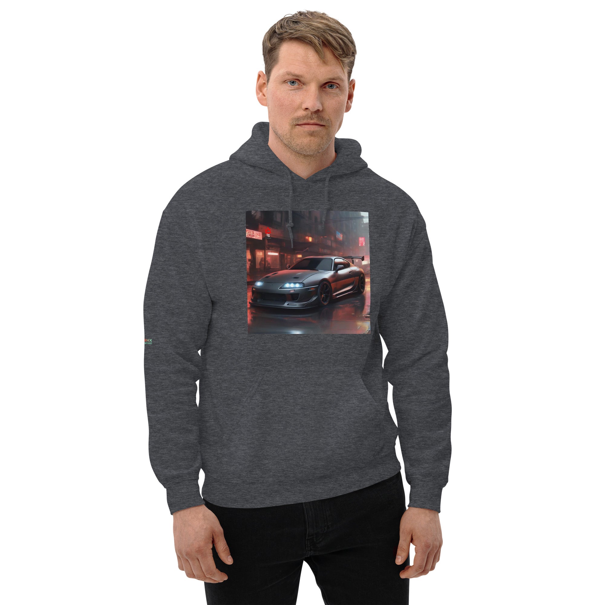 TunerGenix Hoodie Dark Heather / S Nite Life Supra Unisex Hoodie