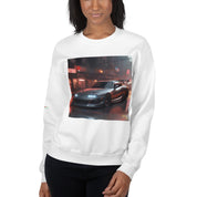 TunerGenix White / S Nite Life Supra Unisex Sweatshirt