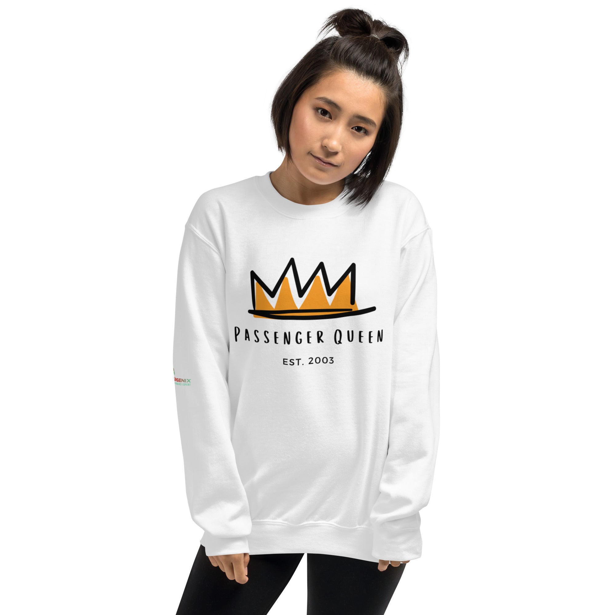 TunerGenix Sweatshirt White / S Passenger Queen Unisex Sweatshirt