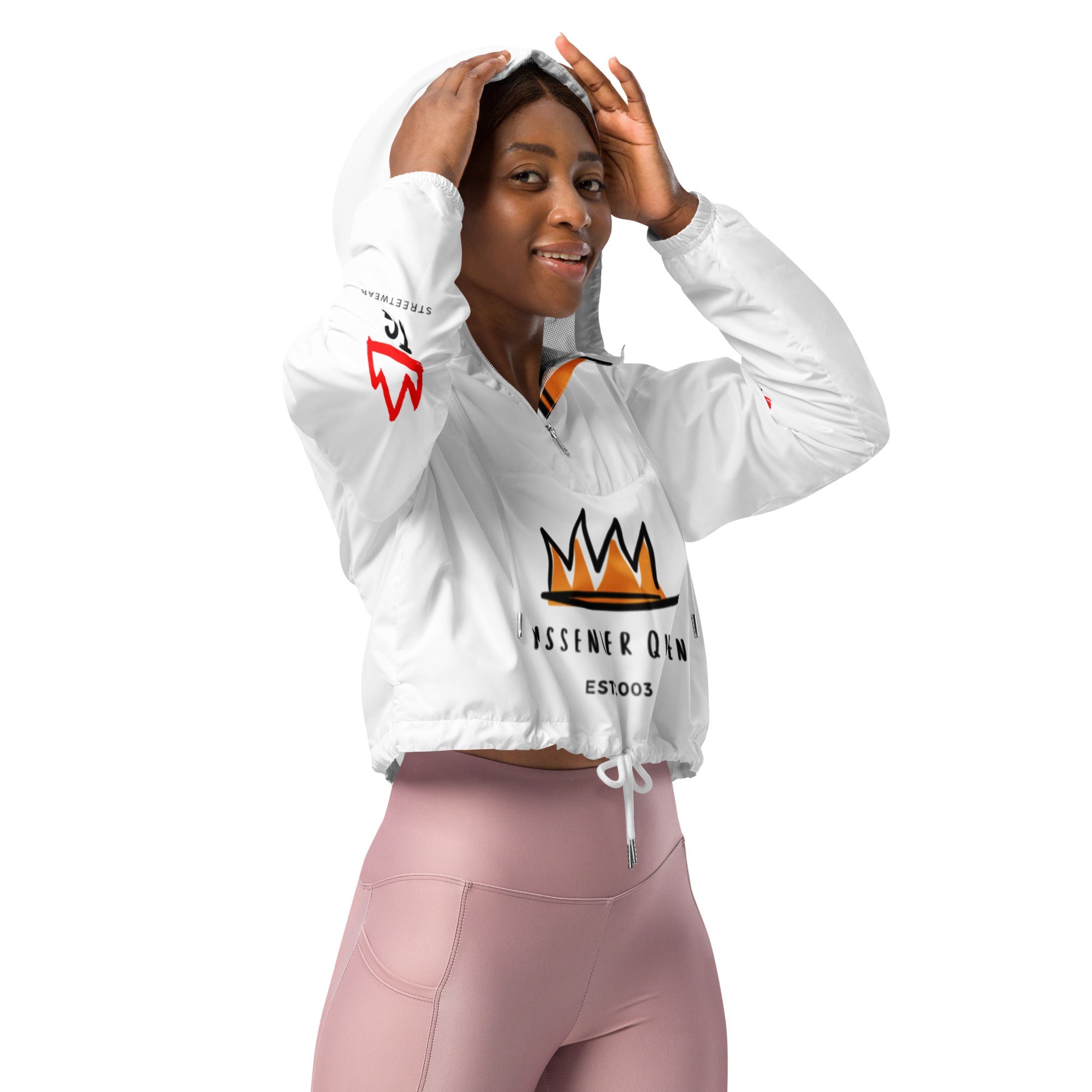 TunerGenix Cropped Windbreaker Passenger Queen Women’s Cropped Windbreaker