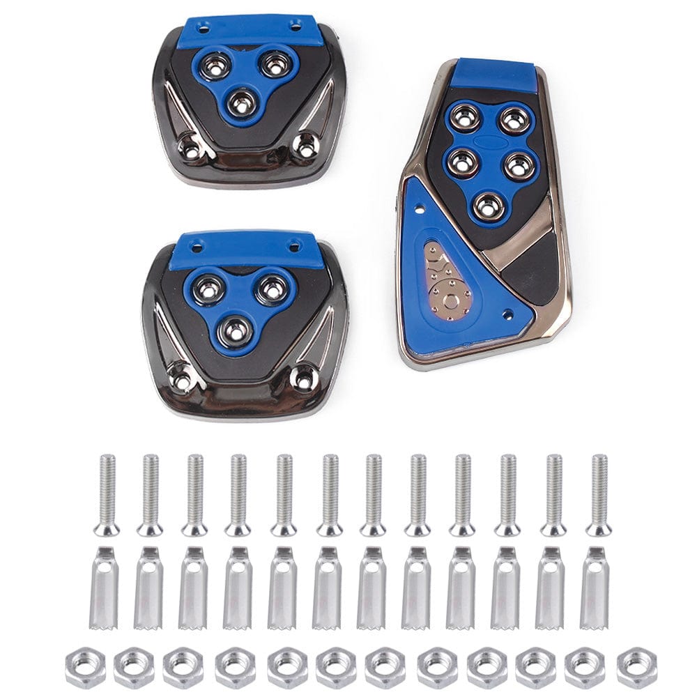 TunerGenix Interior Accessories Blue Performance Pedal Set