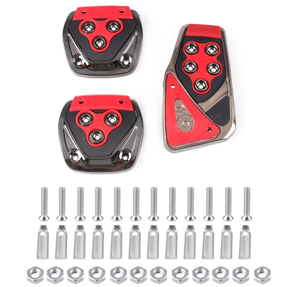 TunerGenix Interior Accessories Red Performance Pedal Set