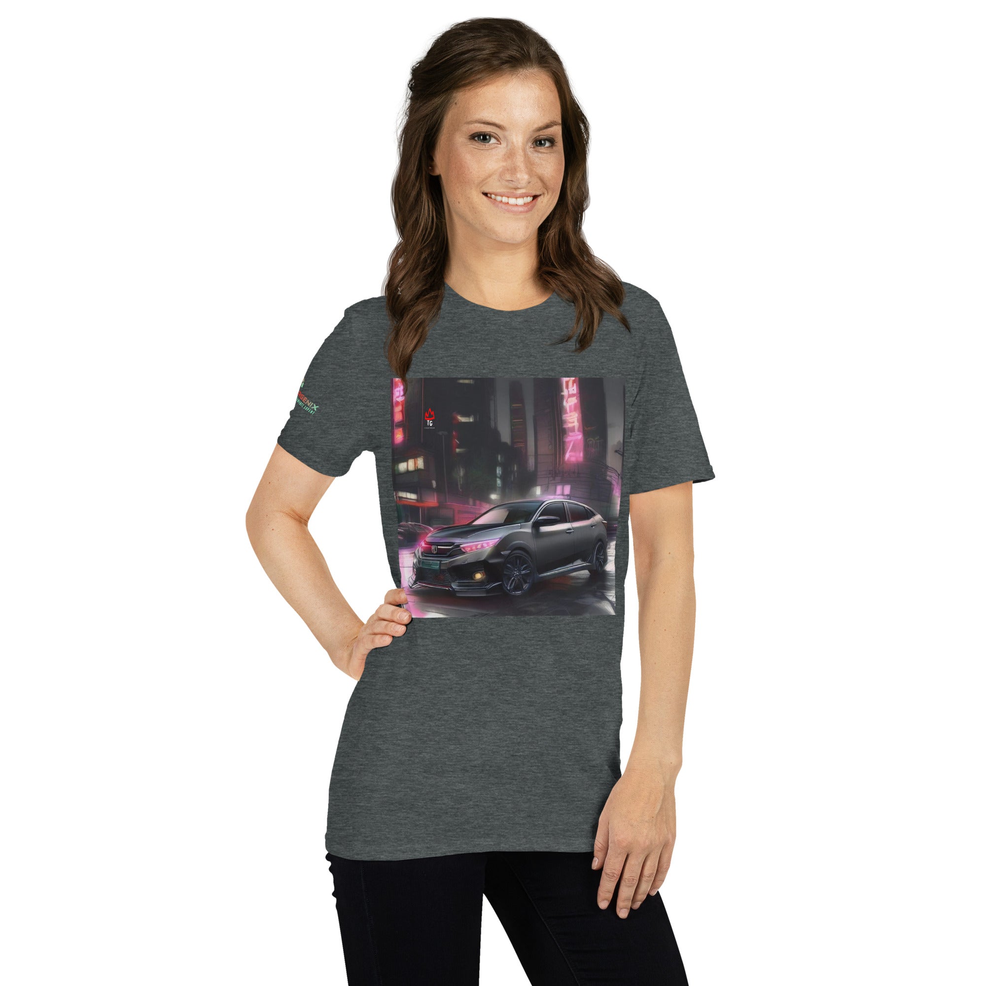 TunerGenix Apparel/Misc Pink Night Short-Sleeve Unisex T-Shirt