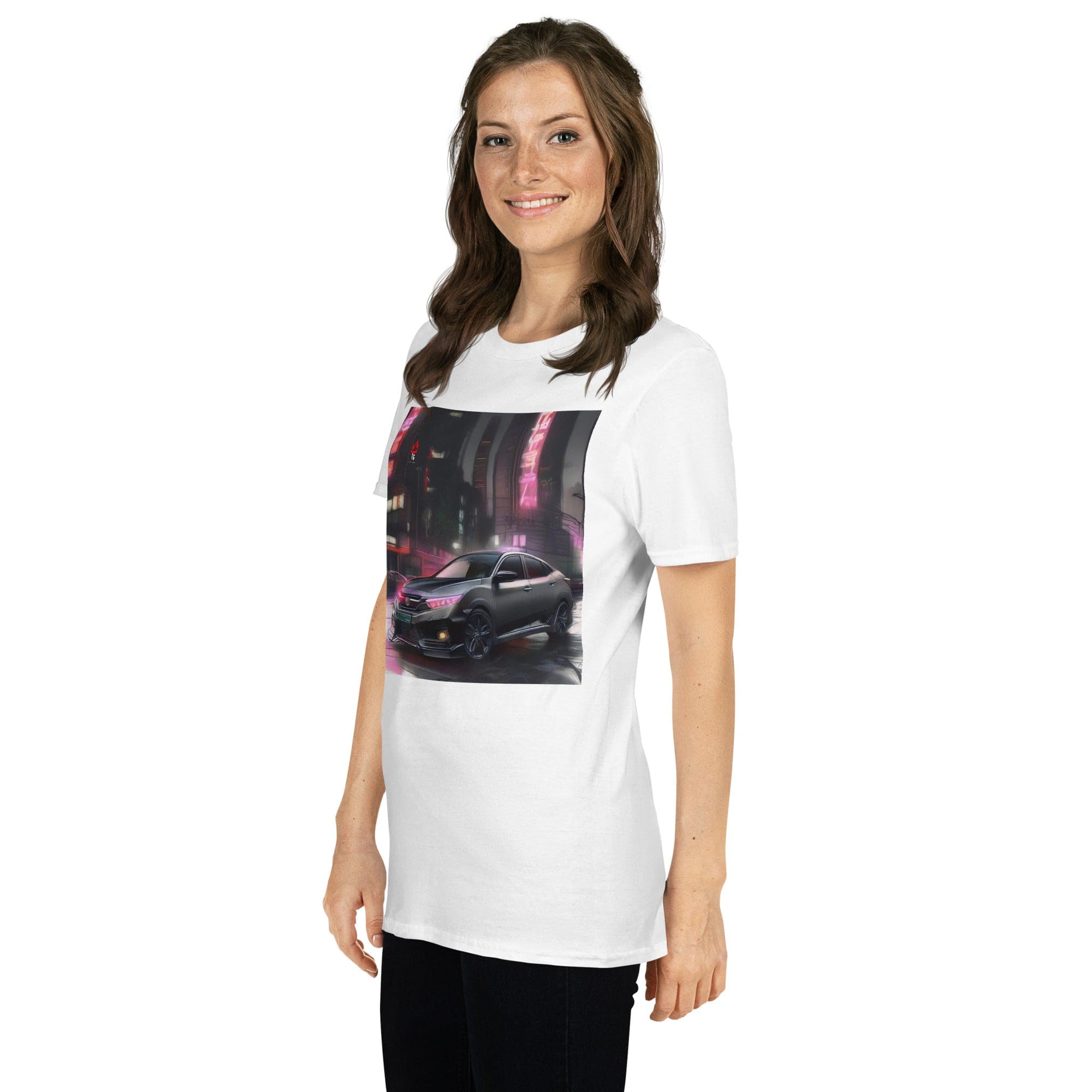TunerGenix Apparel/Misc Pink Night Short-Sleeve Unisex T-Shirt