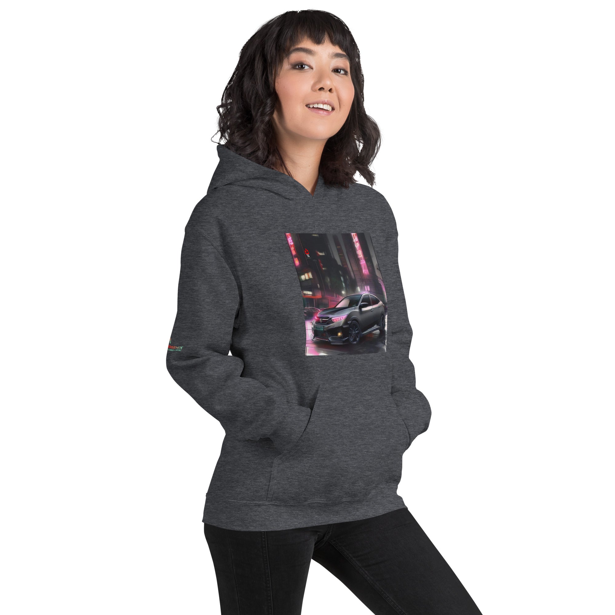 TunerGenix Apparel/Misc Pink Night Unisex Hoodie