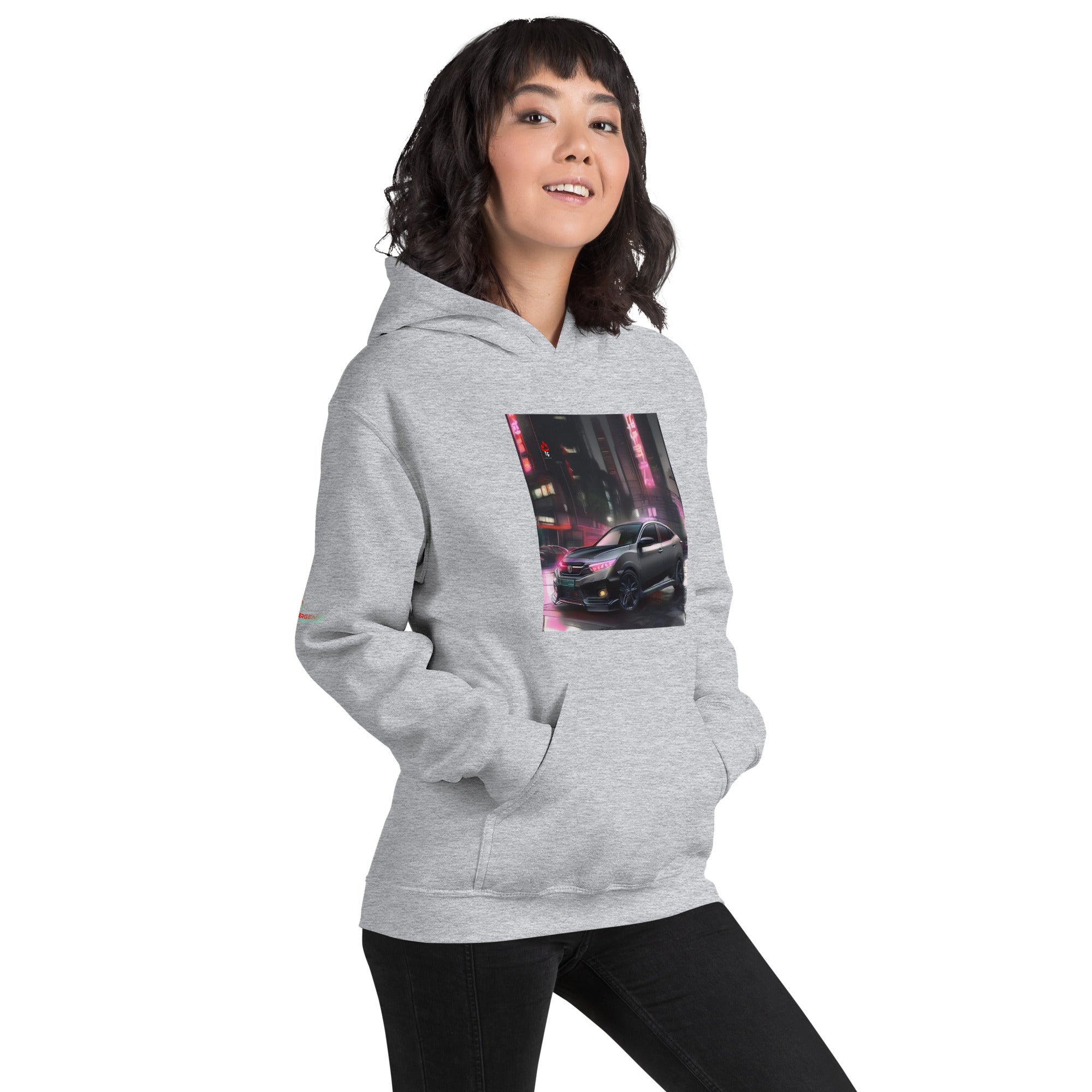 TunerGenix Apparel/Misc Pink Night Unisex Hoodie