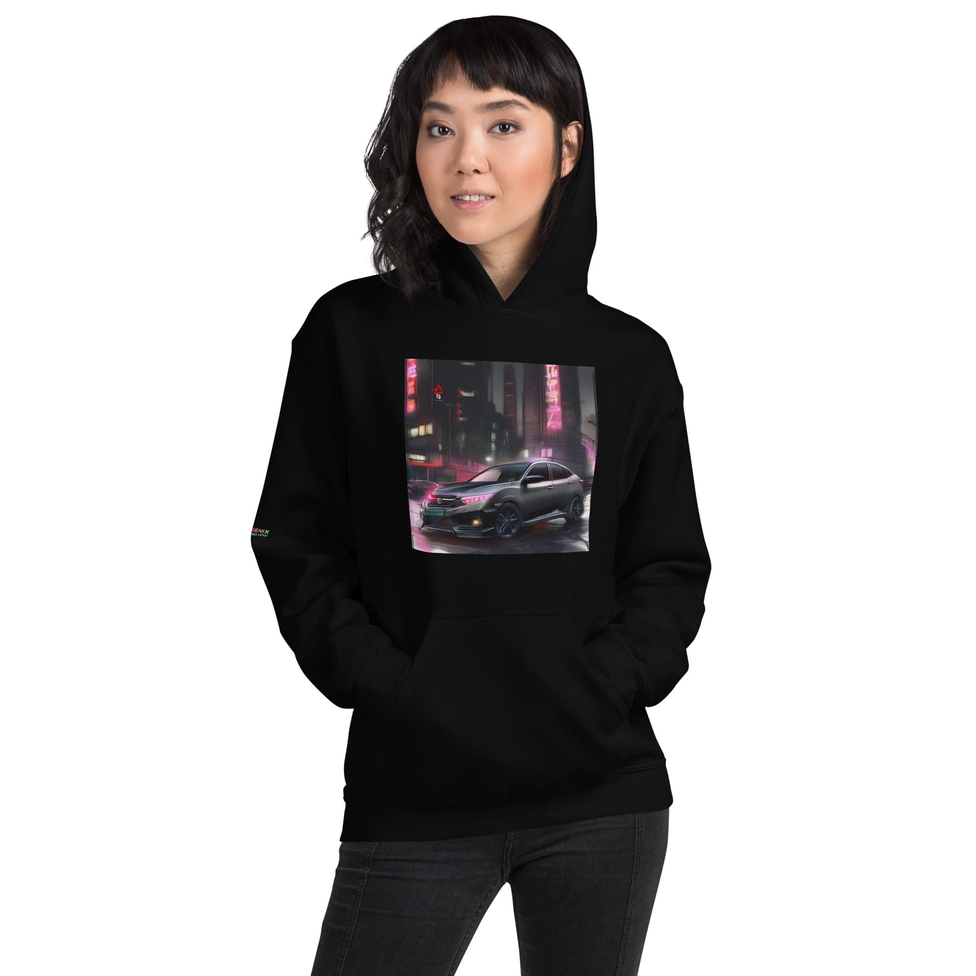  S Pink Night Unisex Hoodie