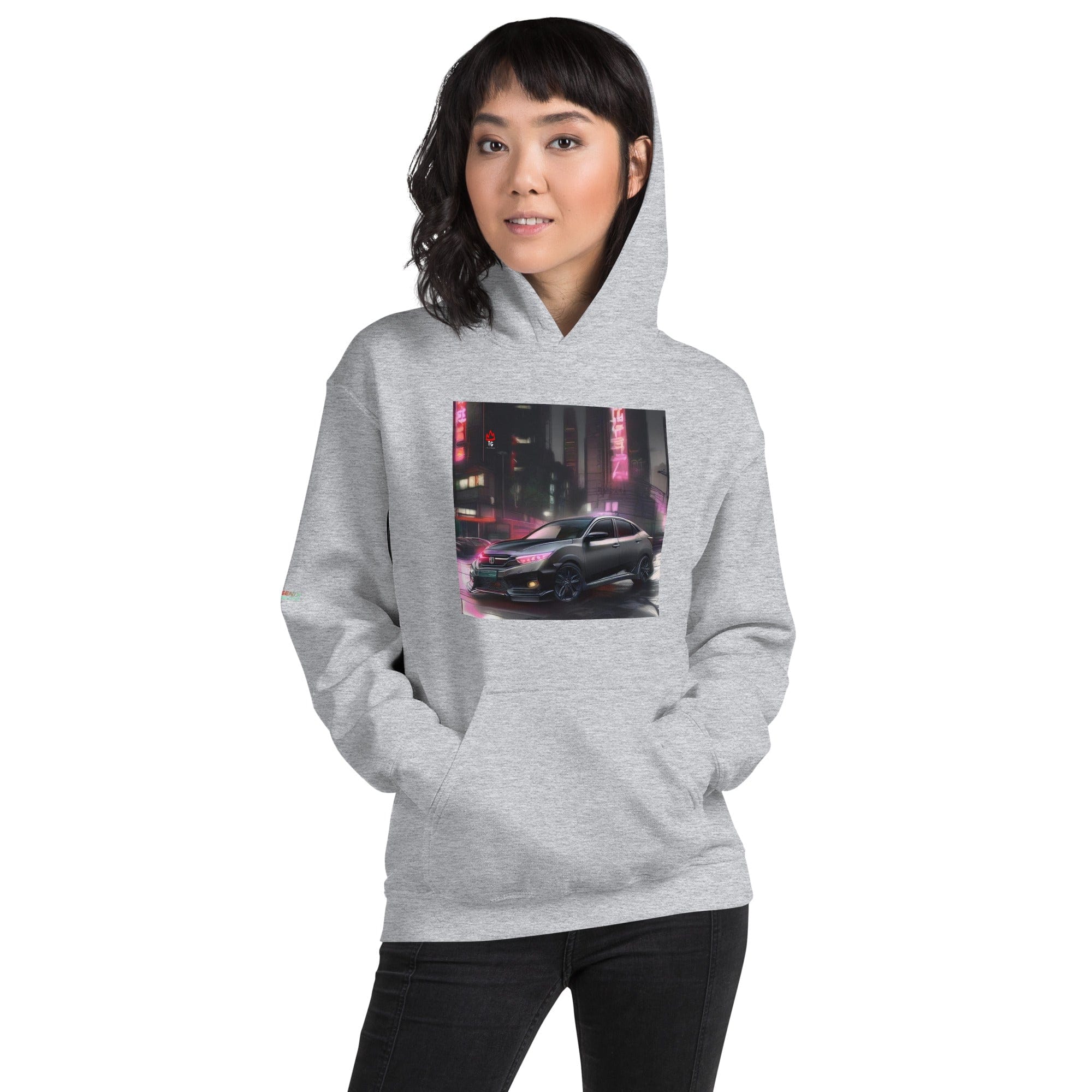 TunerGenix Apparel/Misc Sport Grey / S Pink Night Unisex Hoodie