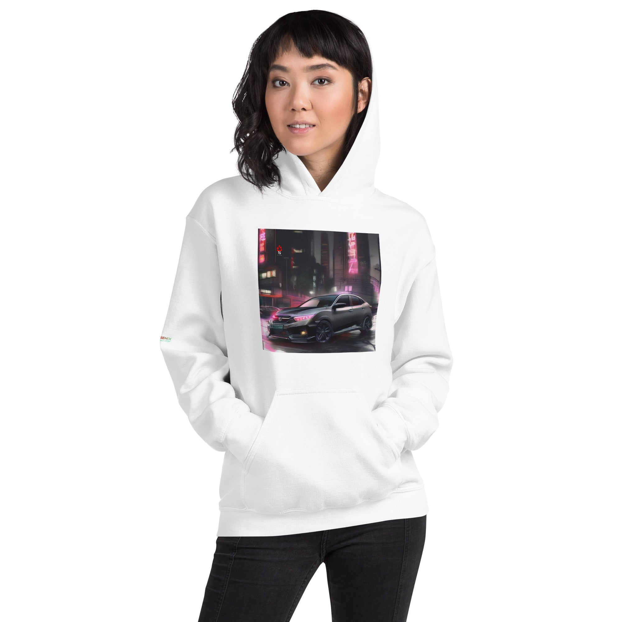  S Pink Night Unisex Hoodie