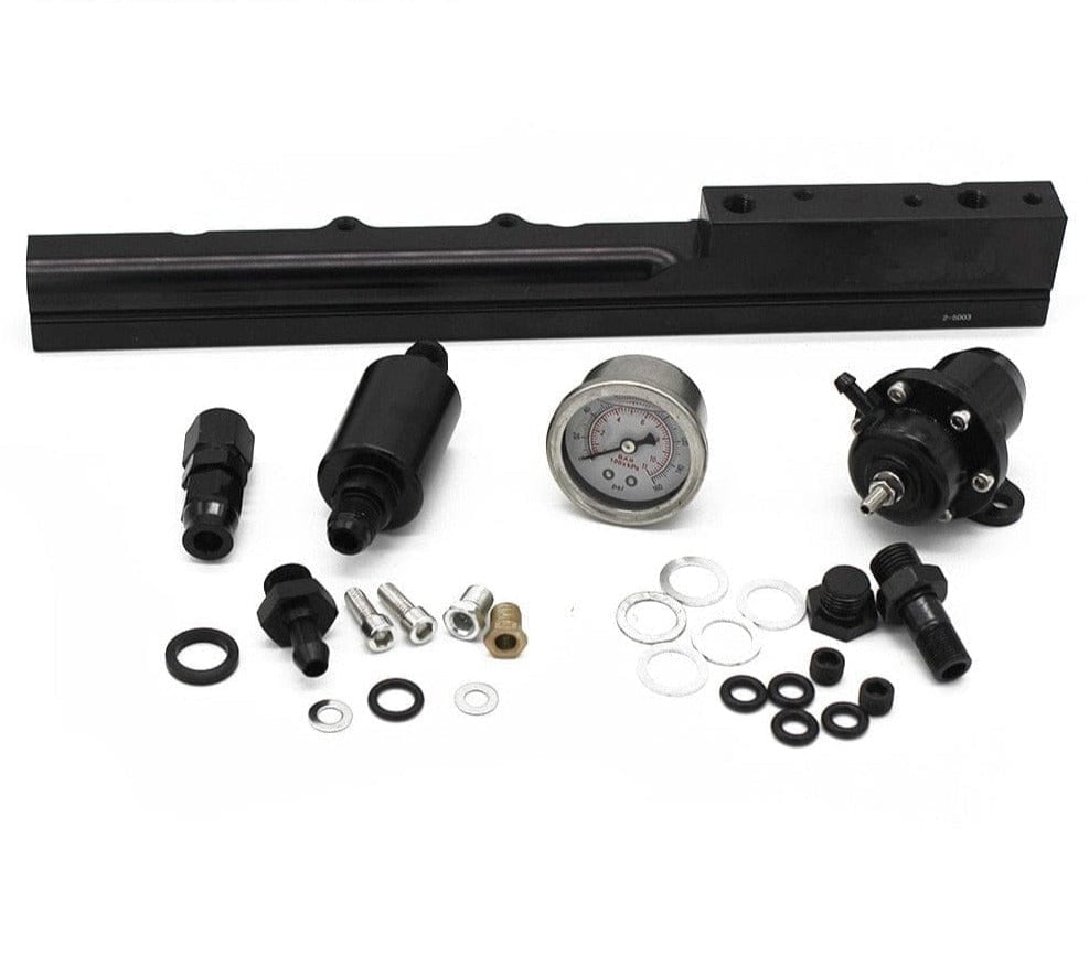 TunerGenix Fuel Rail Kit Racing Aluminum Fuel Rail Kit for Honda Integra/Civic B-Series