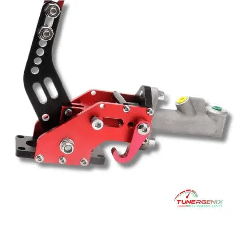 TunerGenix racing hydraulic handbrake with red and black metal construction for precise control