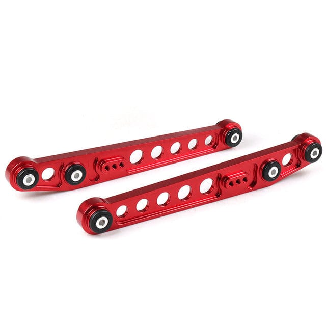 TunerGenix Tie Bar Red Rear Lower Control Arm Tie Bar for Honda Civic 96-00 2PCS/Set