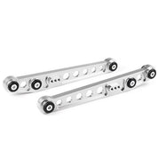 TunerGenix Tie Bar Silver Rear Lower Control Arm Tie Bar for Honda Civic 96-00 2PCS/Set