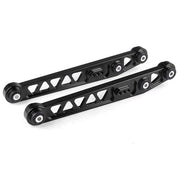 TunerGenix Tie Bar Black Rear Lower Control Arm Tie Bar for Honda Civic 96-00 SI 2PCS/Set