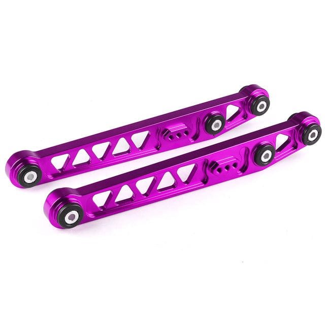 TunerGenix Tie Bar Purple Rear Lower Control Arm Tie Bar for Honda Civic 96-00 SI 2PCS/Set