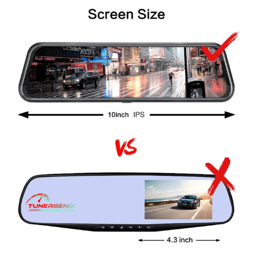 TunerGenix Rearview Mirror Camera Rearview Mirror Camera 1080P