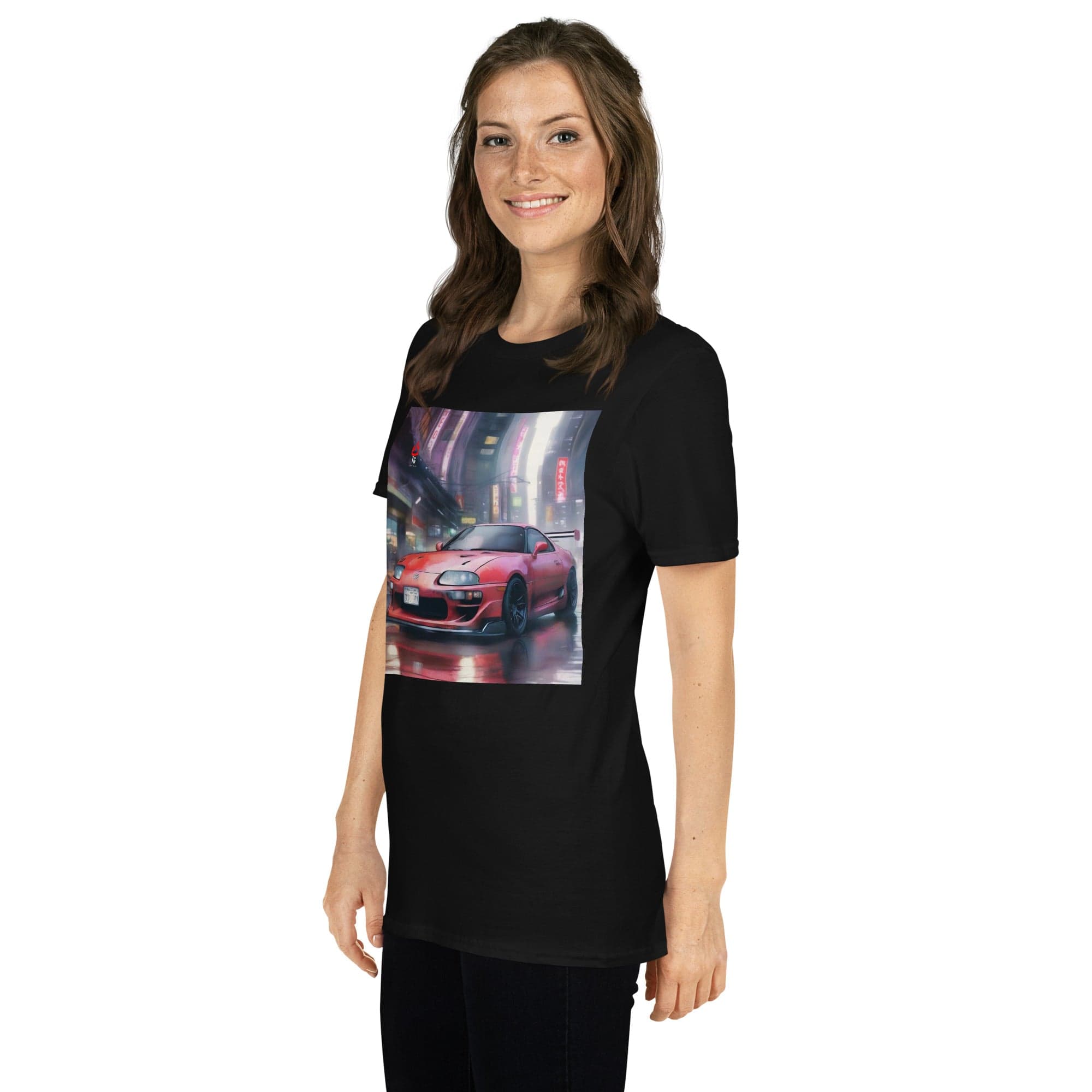 TunerGenix T-Shirt Red Supra Short-Sleeve Unisex T-Shirt