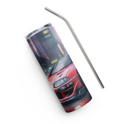 TunerGenix Tumbler Black Red Supra Stainless Steel Tumbler