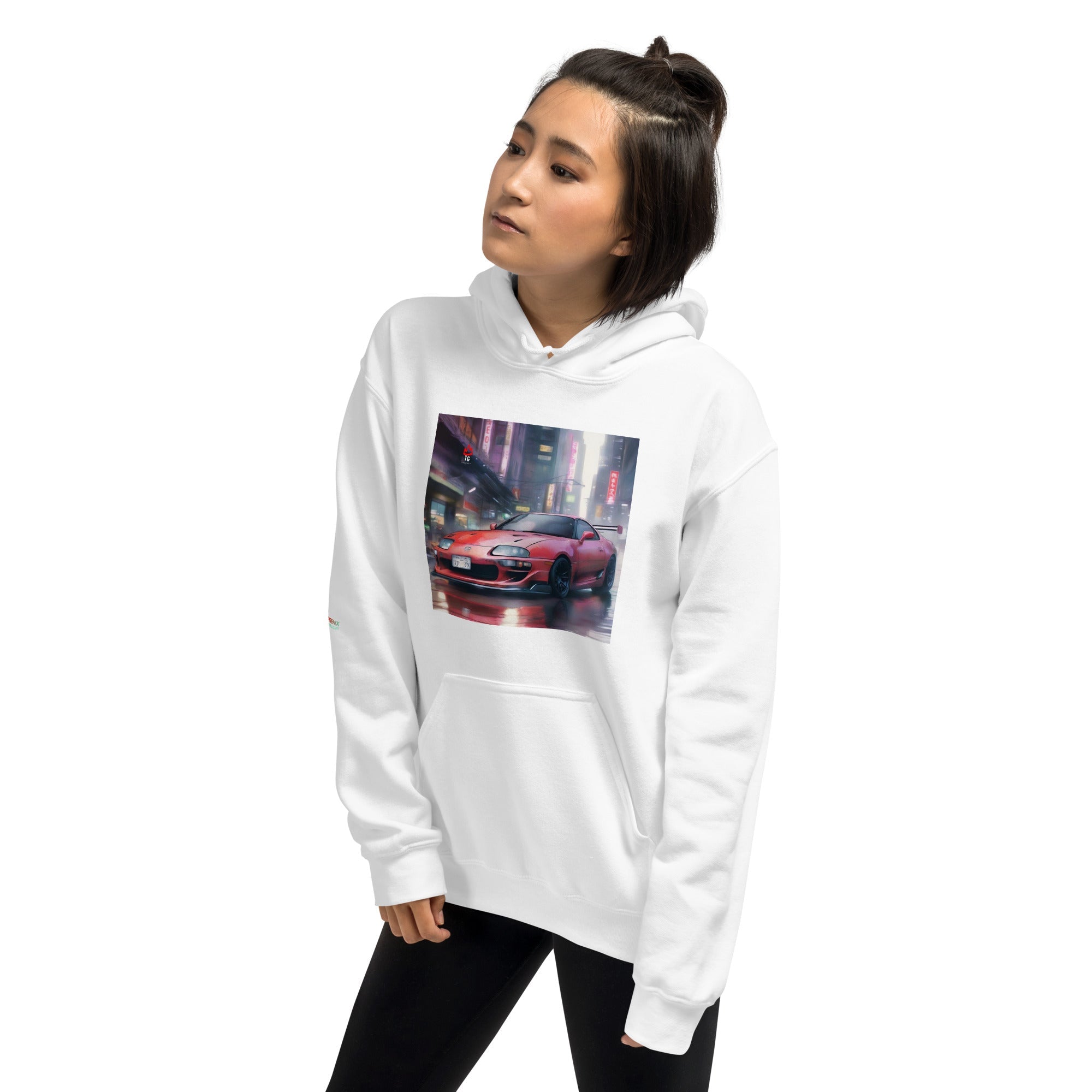 TunerGenix Hoodie Red Supra Unisex Hoodie