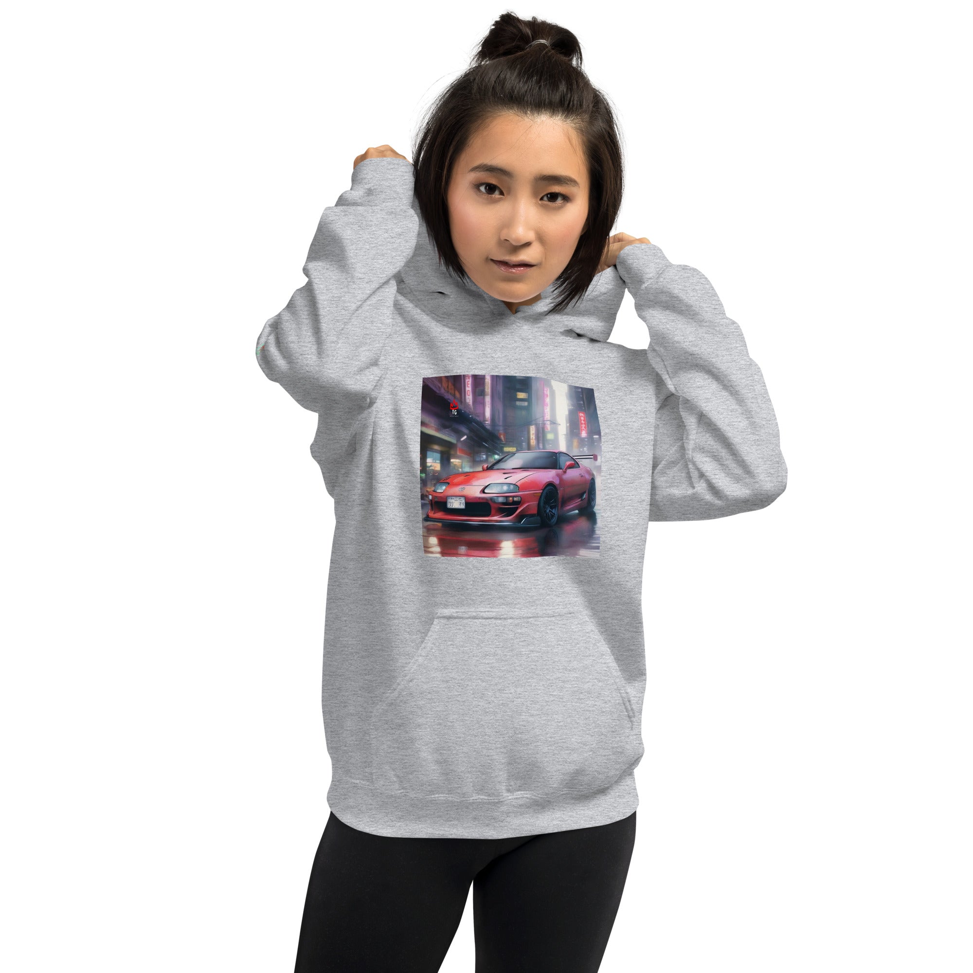 TunerGenix Hoodie Sport Grey / S Red Supra Unisex Hoodie