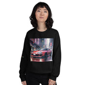 TunerGenix Sweatshirt Black / S Red Supra Unisex Sweatshirt