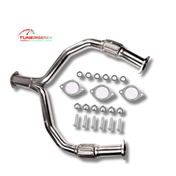 TunerGenix Exhaust Stainless Racing Exhaust X/Y Pipe for Infiniti G37 08-14/Nissan 370Z 09-14