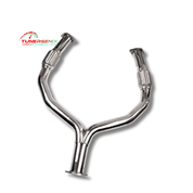 TunerGenix Exhaust Stainless Racing Exhaust X/Y Pipe for Infiniti G37 08-14/Nissan 370Z 09-14