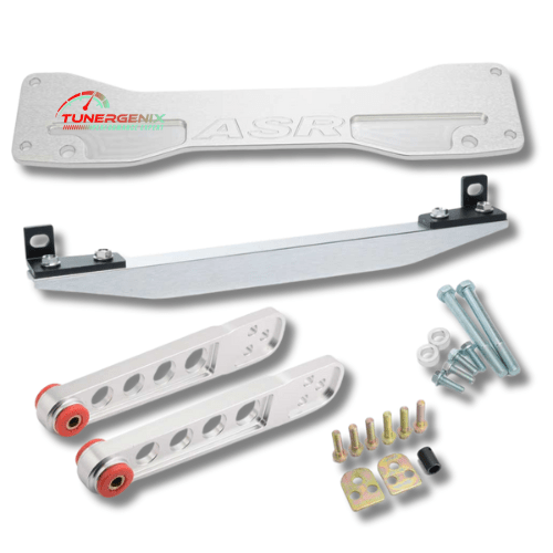 TunerGenix Subframe Brace Kit Silver Subframe Brace Kit for Honda Civic Si/EP3 01-05