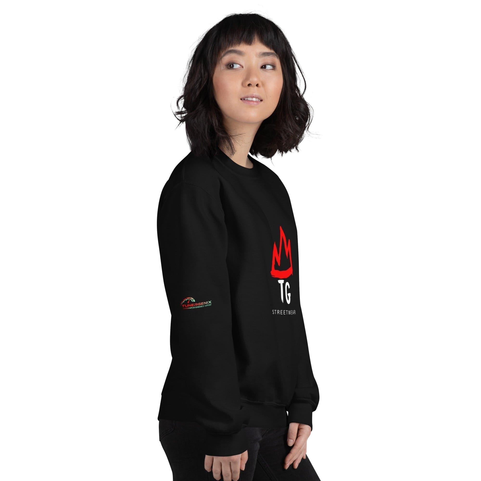 TunerGenix Sweatshirt TG Black Unisex Sweatshirt