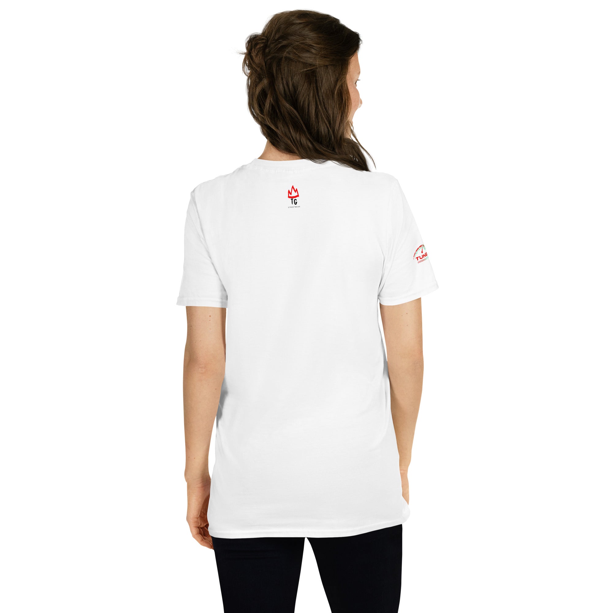 TunerGenix T-Shirt TG White Short-Sleeve Unisex T-Shirt
