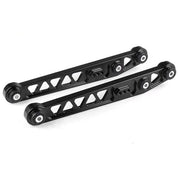 TunerGenix Tie Bar Black Rear Lower Control Arm Tie Bar for Honda Civic 96-00 SI 2PCS/Set
