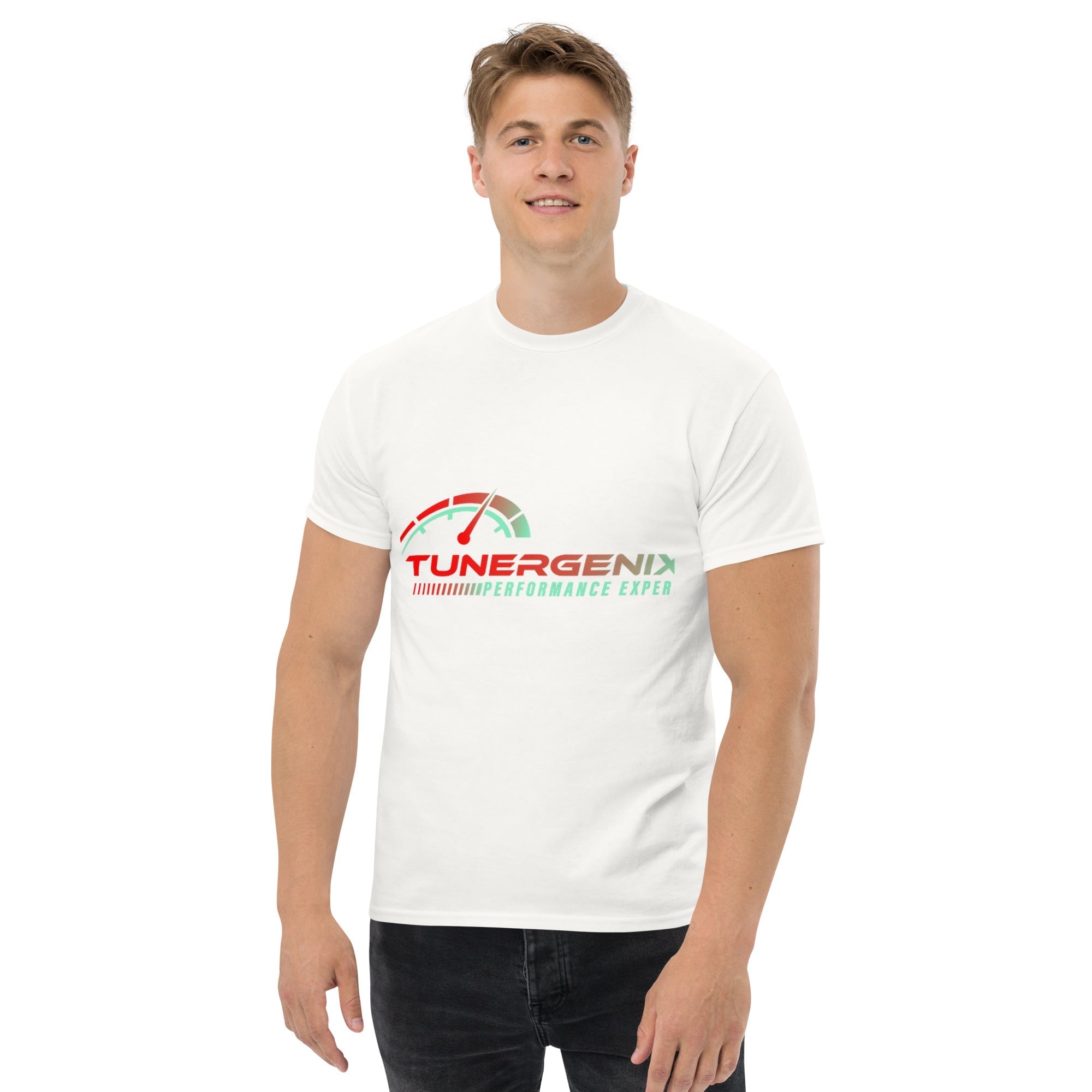 TunerGenix Apparel/Misc S TunerGenix White Men's Classic Tee