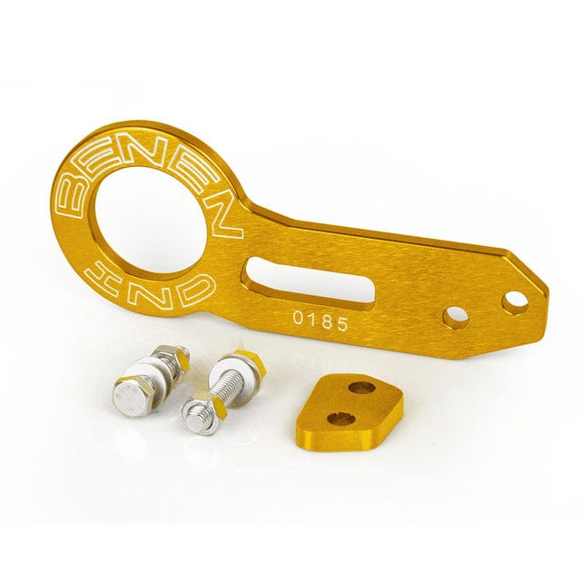 TunerGenix Body Accessories Gold Universal Aluminum Alloy Racing Rear Tow Hook