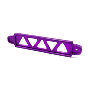TunerGenix purple anodized performance battery tie down for secure battery mounting